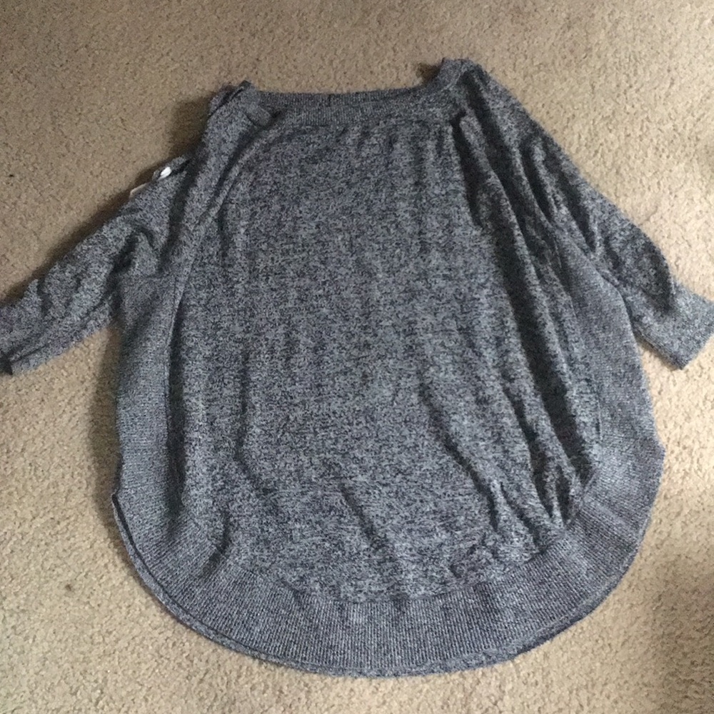 Open shoulder sweater